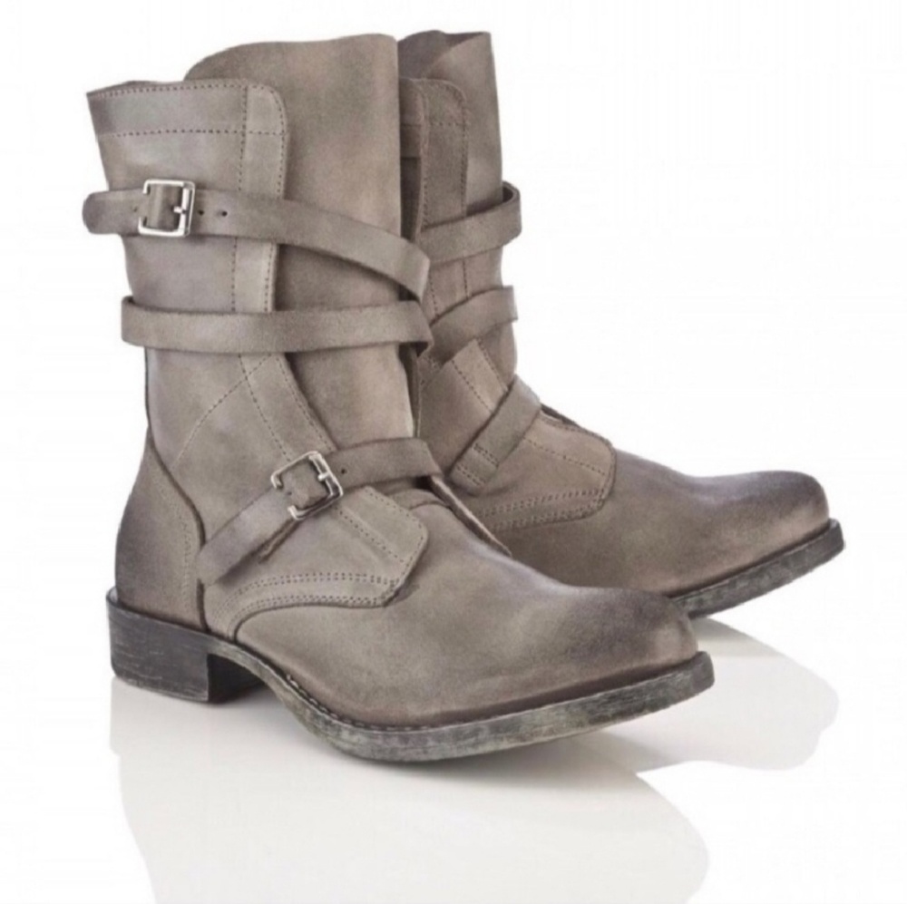 Leather Combat Boots